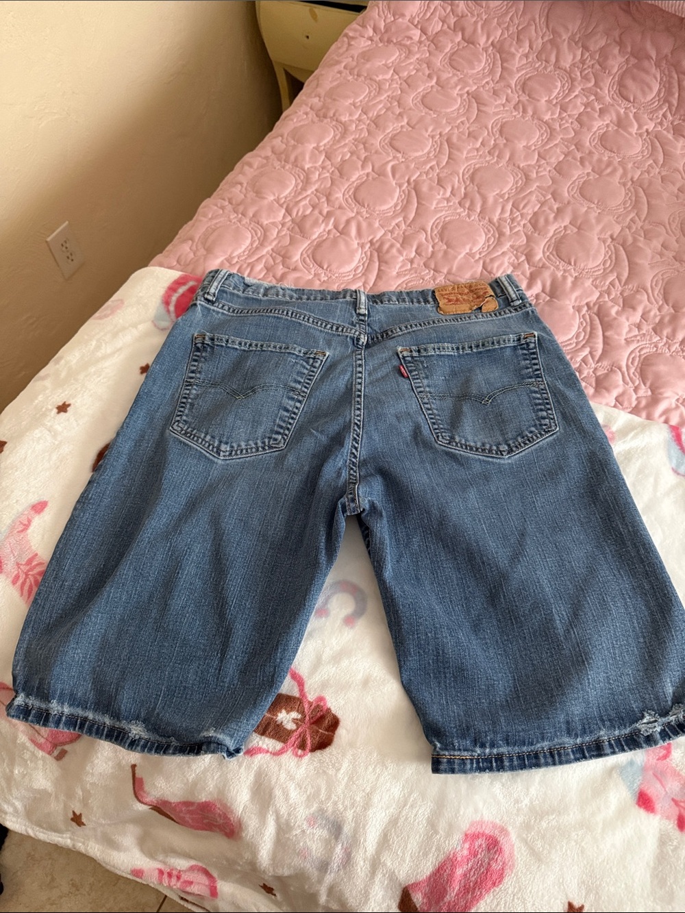 Levi's Blue Denim Jean Shorts